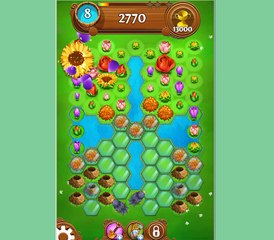 Blossom Blast Saga-Level 210-No Boosters