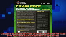 best book  Exam Prep Hazardous Materials Awareness And Operations Exam Prep Hazardous Materials