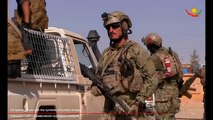 Спецназ США с символикой курдских отрядов