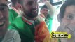Irish Fans sing Shaggy's 'Angel' on bus to Versailles
