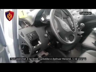 Report TV - U kap me tre kilogramë heroinë drejt Greqisë, në pranga fieraku
