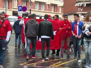 Euro-2016: après les rixes à Marseille, Turquie-Croatie sous surveillance à Paris