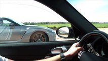 Porsche 911 Turbo Evotech vs Porsche 911 GT2 vs Nissan GT-R Switzer P800