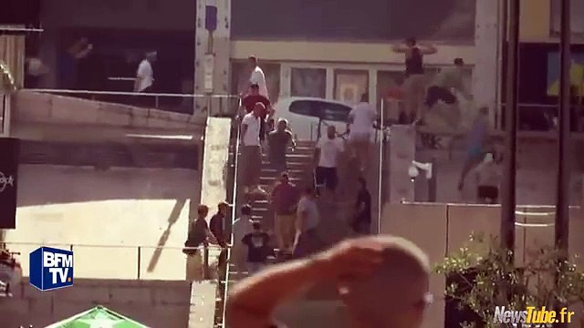 un homme en béquille se fait frapper à coup de chaise à Marseille