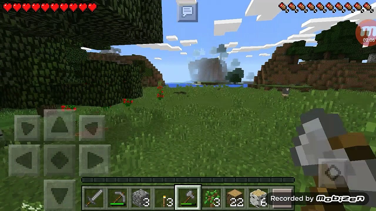 Minecraft pe #2 noch ein loch und eine Höhle