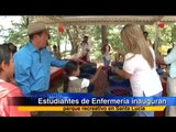 UTV - Estudiantes de Enfermería inauguran parque recreativo en Santa Lucía