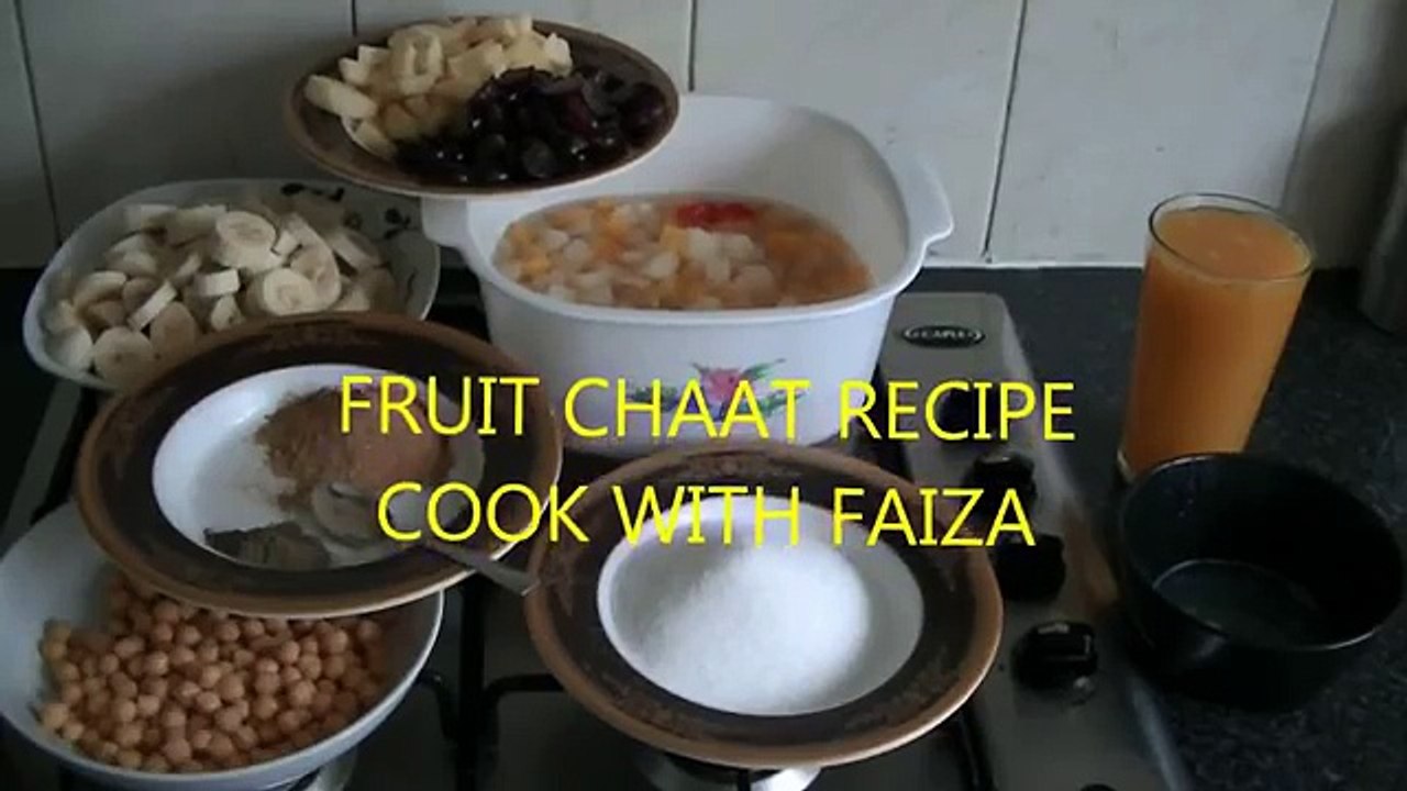 FRUIT CHAAT _COOK WITH FAIZA_