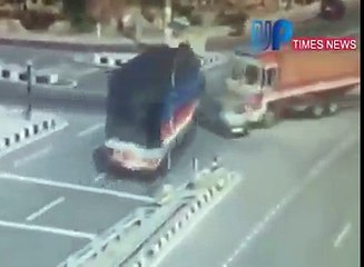 Most Dangerous Accident Ever - Completely Crushed The Car