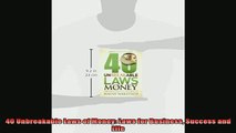 Enjoyed read  40 Unbreakable Laws of Money Laws for Business Success and Life