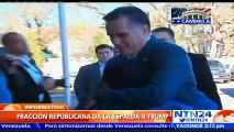 Excandidato presidencial de EE.UU. Mitt Romney lidera grupo de republicanos ‘Anti-trump’