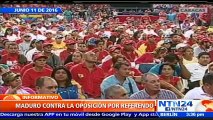 Maduro asegura que si la oposición cumple con los requisitos el revocatorio será el año que viene