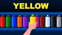 Colors for Children to Learn with Spray Bottle - Colours for Kids to Learn - Kids Learning Videos