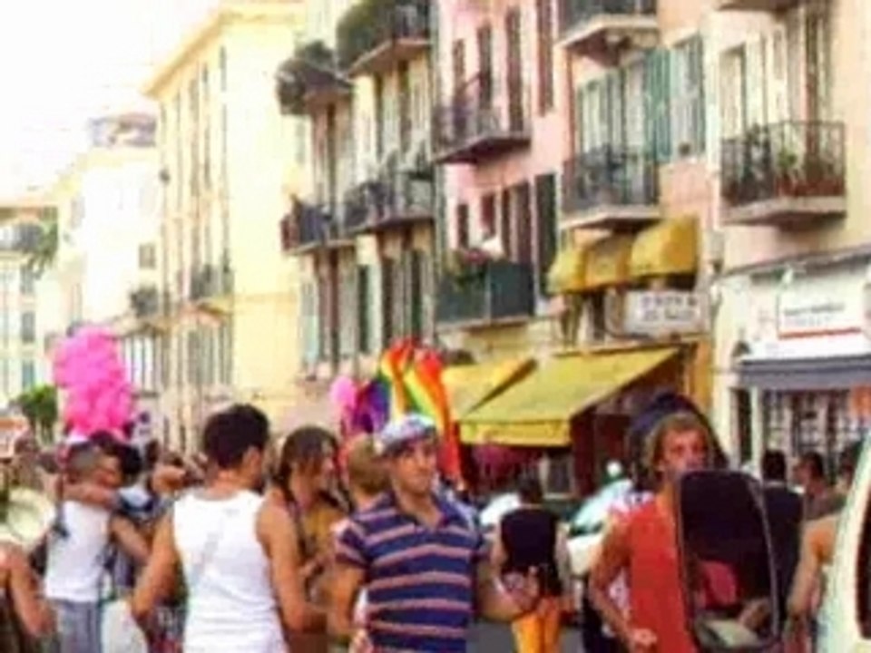 gays et lesbiennes Pink parade de nice 7 juillet 2007