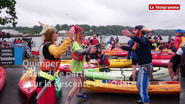 Quimper. Record de participation pour la descente de l'Odet