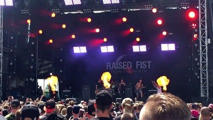 Raised Fist - Flow - Sweden Rock 2016