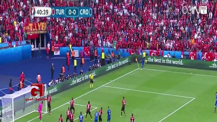 اهداف مباراة تركيا و كرواتيا 0-1