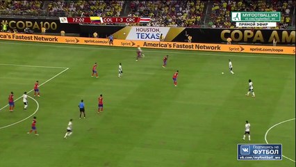 2-3 Marlos Moreno Goal - Colombia 2 - 3 Costa Rica – Copa América 11.06.2016 (