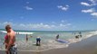 Beach Cocoa Beach FL, USA, Atlantic ocean Пляж Cocoa Beach Флорида, США, Атлантический океан