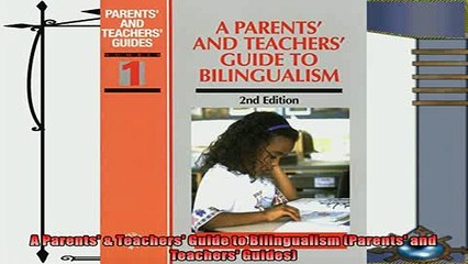 favorite   A Parents  Teachers Guide to Bilingualism Parents and Teachers Guides