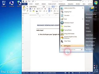 How to give default download location in Google Chrome