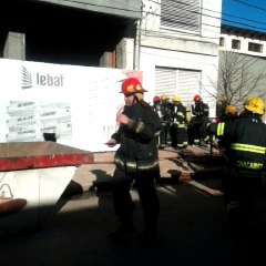 #Bomberos: rescate en altura en #Chacabuco