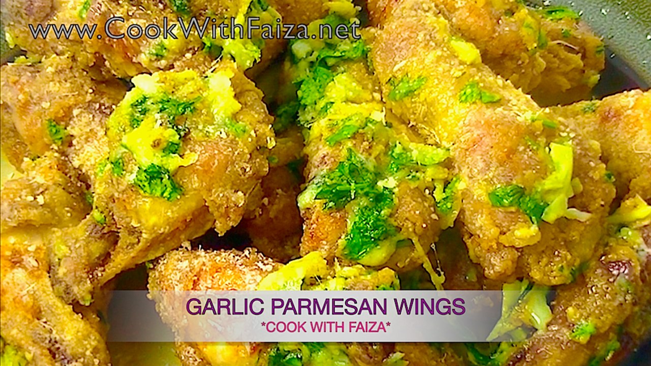 GARLIC PARMESAN WINGS *COOK WITH FAIZA*