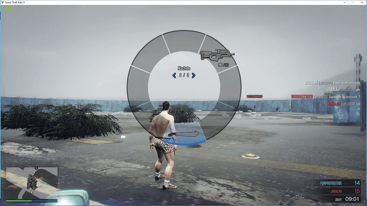 Youtuber vs 2 random players - Deathmatch Run ´n Gun GTA V