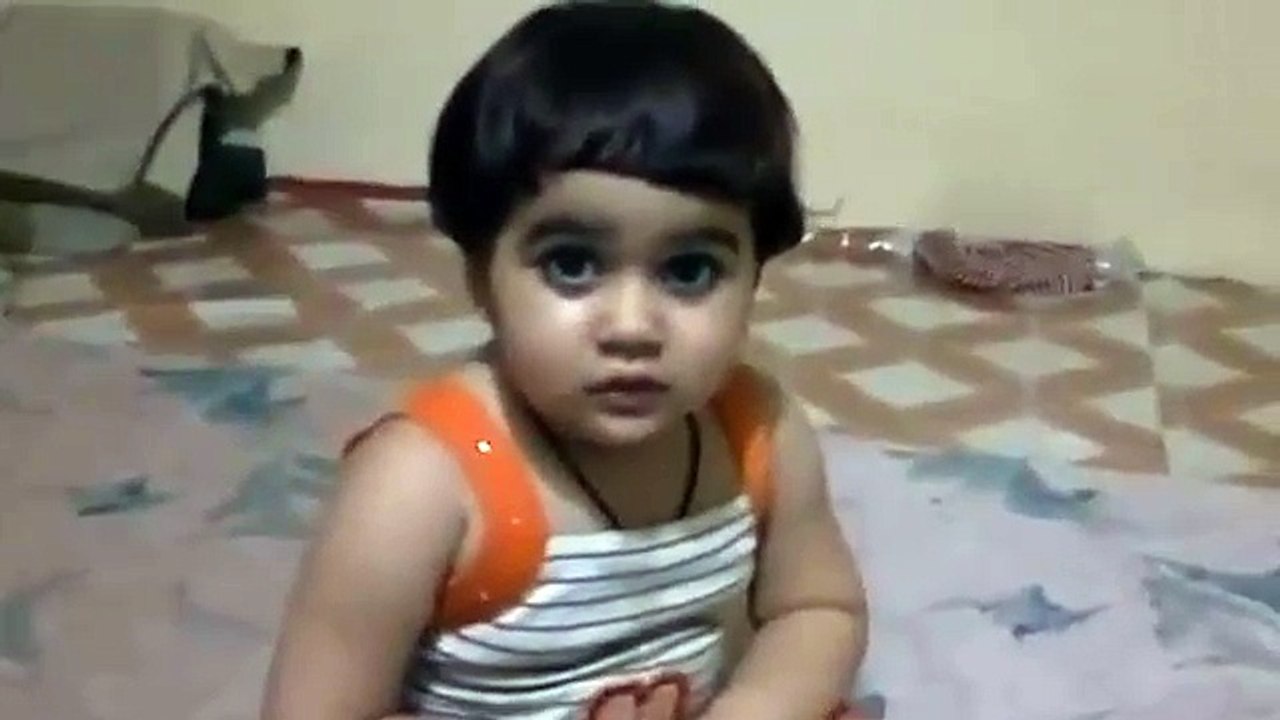 Cute Baby Talking To Daddy - Pakistani Funny Videos