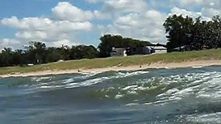 Jumping waves on Lake Michigan (8/25/08)