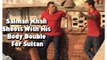Caught! Salman Khan With His Body Double During An Action Sequence In Sultan!
