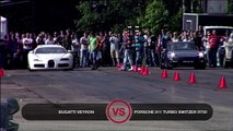Bugatti Veyron vs Porsche 911 Turbo Switzer R750