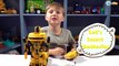 Bumblebee Transformer. Video for kids – unboxing set of toys. Transformers for children