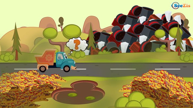 Мусоровоз Уборкин. Мультики про машинки. Машина времени. Планета без мусоровозов. Сезон 1. Серия 9