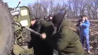 DNR outputs from the standpoint of military artillery 24 02 2015 Ukraine War News Today!