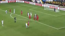 Messi anoto un magistral golazo de tiro libre a Panama