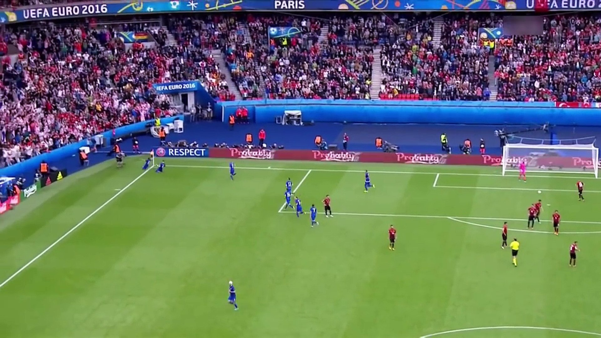 Turkey - Croatia (0-1) - Supporter Celebrates With Croatia