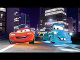 Disney Pixar Cars , The Screaming Banshee, Lightning McQueen, Mater and The Delinquent Road Hazards