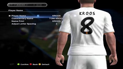 PES 2013 New Face & Hair 16-17 Toni Kroos