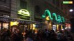 Belles images entre supporters à Lyon le soir avant Belgique - Italie