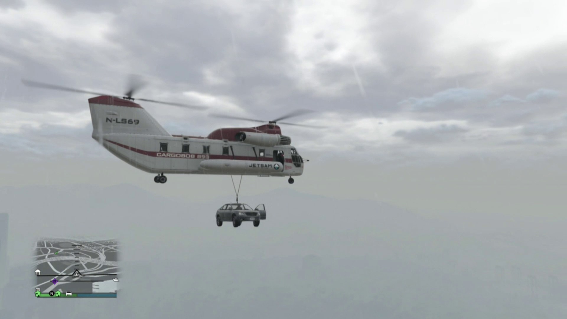 GTA 5 Cargobob Jetsam Showcase (Gta 5 Finance and Felony Gameplay)