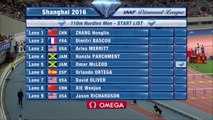 110m, meeting DL de Shanghai, 14 mai 2016 - McLeod en 12''98