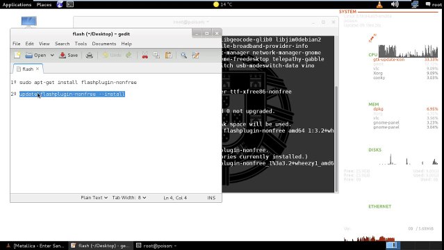 How to install adobe flash player on Kali Linux