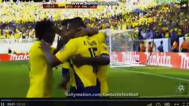 Enner Valencia Fantastic Goal HD Ecuador 1-0 Haiti 12.06.2016 HD