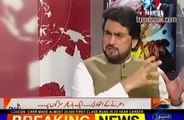 Shehryar Afridi gives a solid reply when Talat Hussain tried to defend Panama Leaks