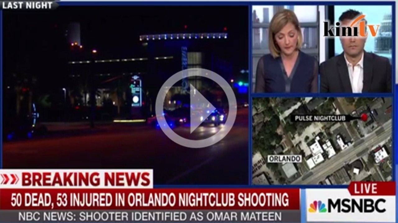 50 maut kejadian tembakan di kelab gay Orlando