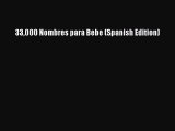 Read 33000 Nombres para Bebe (Spanish Edition) PDF Free