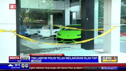Polisi Dalami Motif Penembakan Showroom Lamborghini