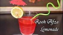 How to make Rooh Afza Lemonade - Ramadan Recipe in urdu hindi