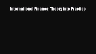 [PDF] International Finance: Theory into Practice [Download] Online