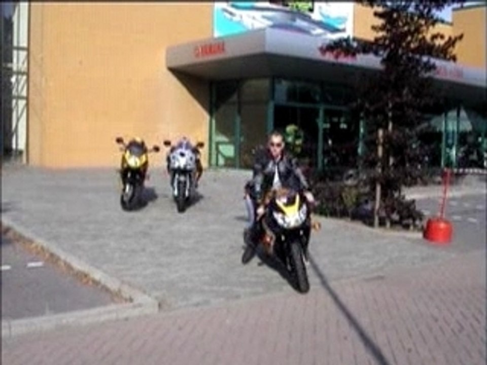 une star en moto!!